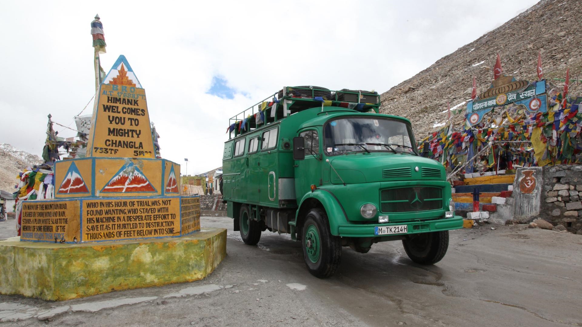 Einer der vielen Pässe im Himalaya. 