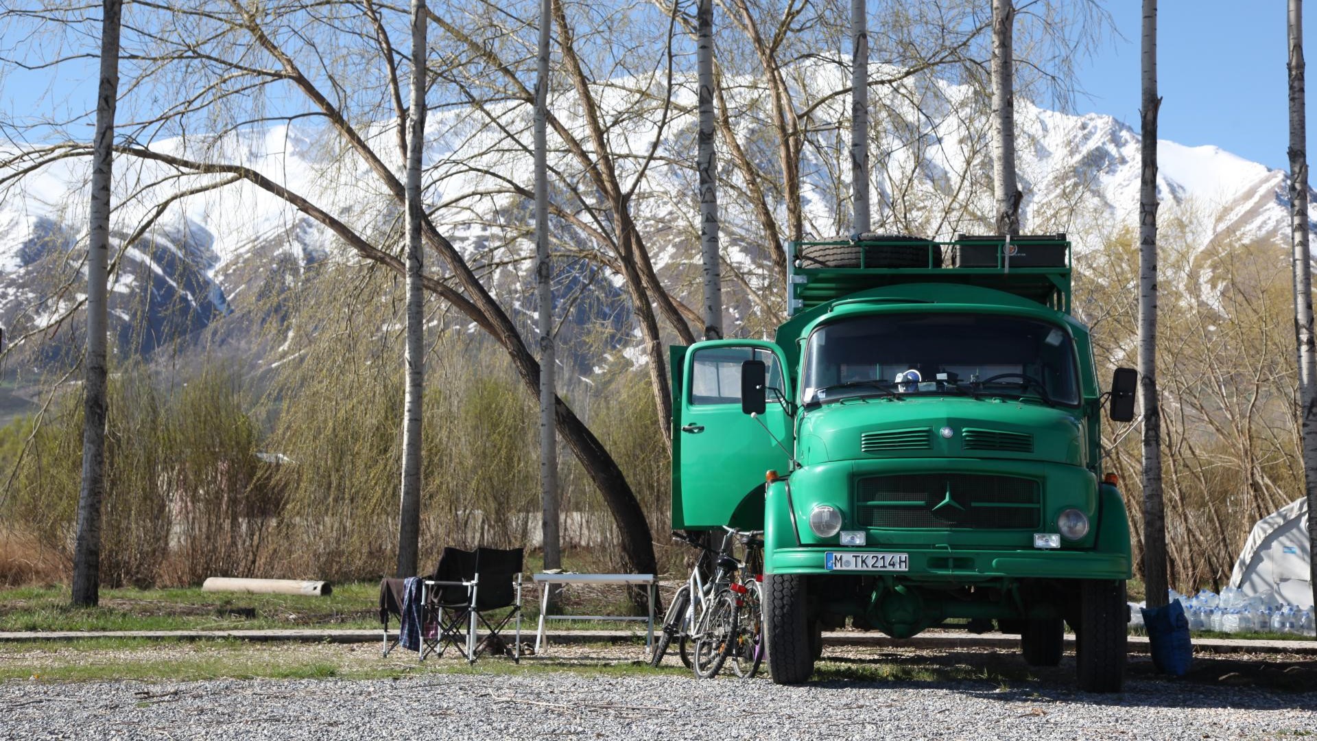 Rastplatz am Van See. Türkei