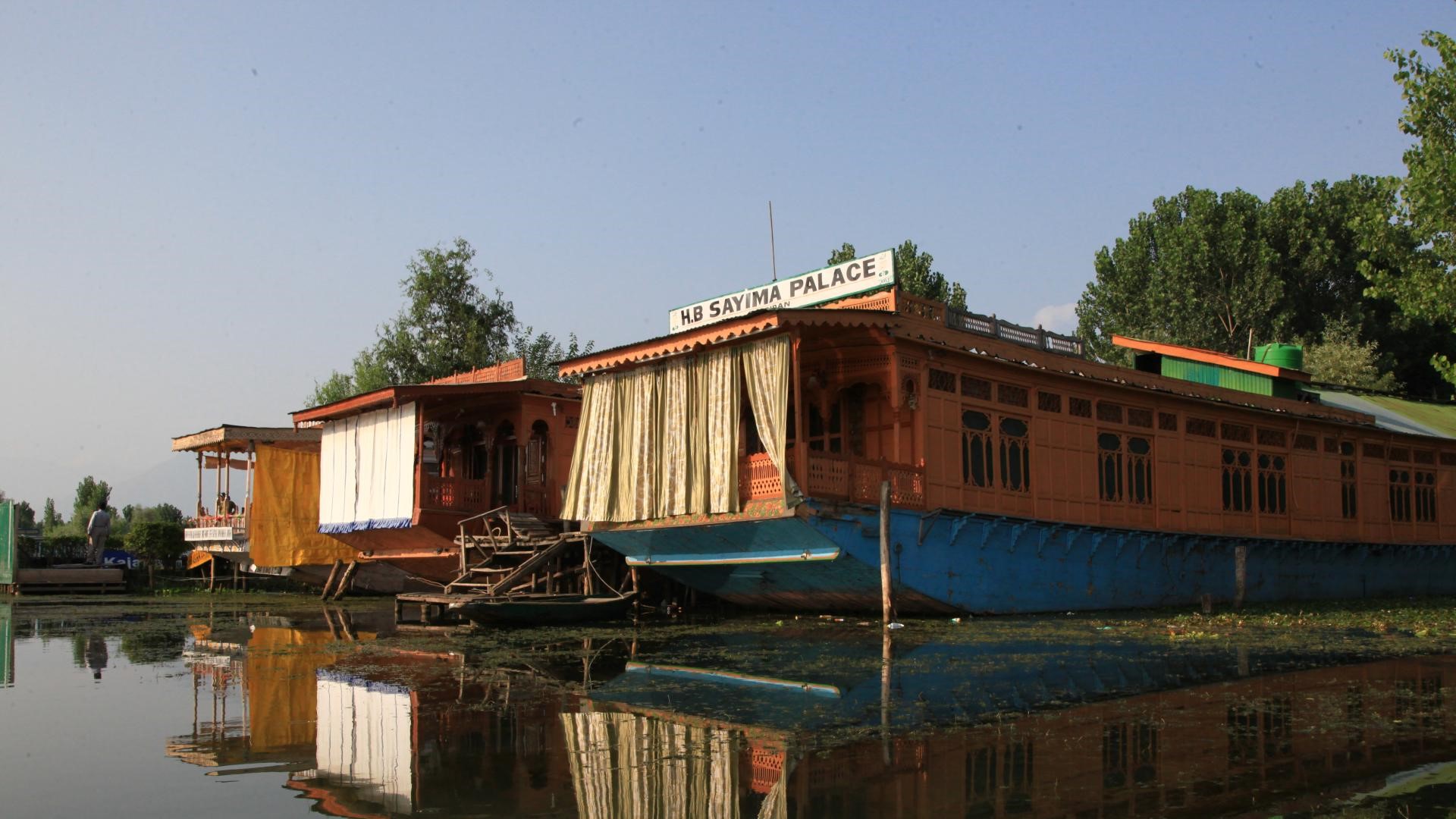 Der Dal-See bei Srinagar, Jammu und Kashmir, Indien