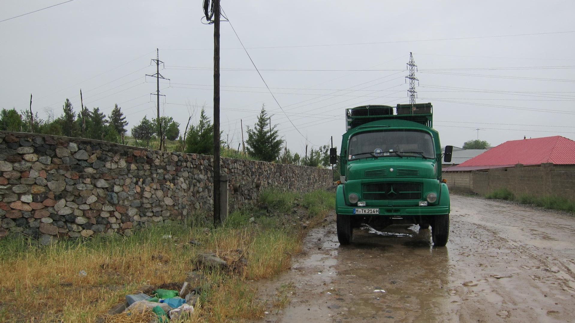 Rastplatz in Dushanbe. Tadschikistan