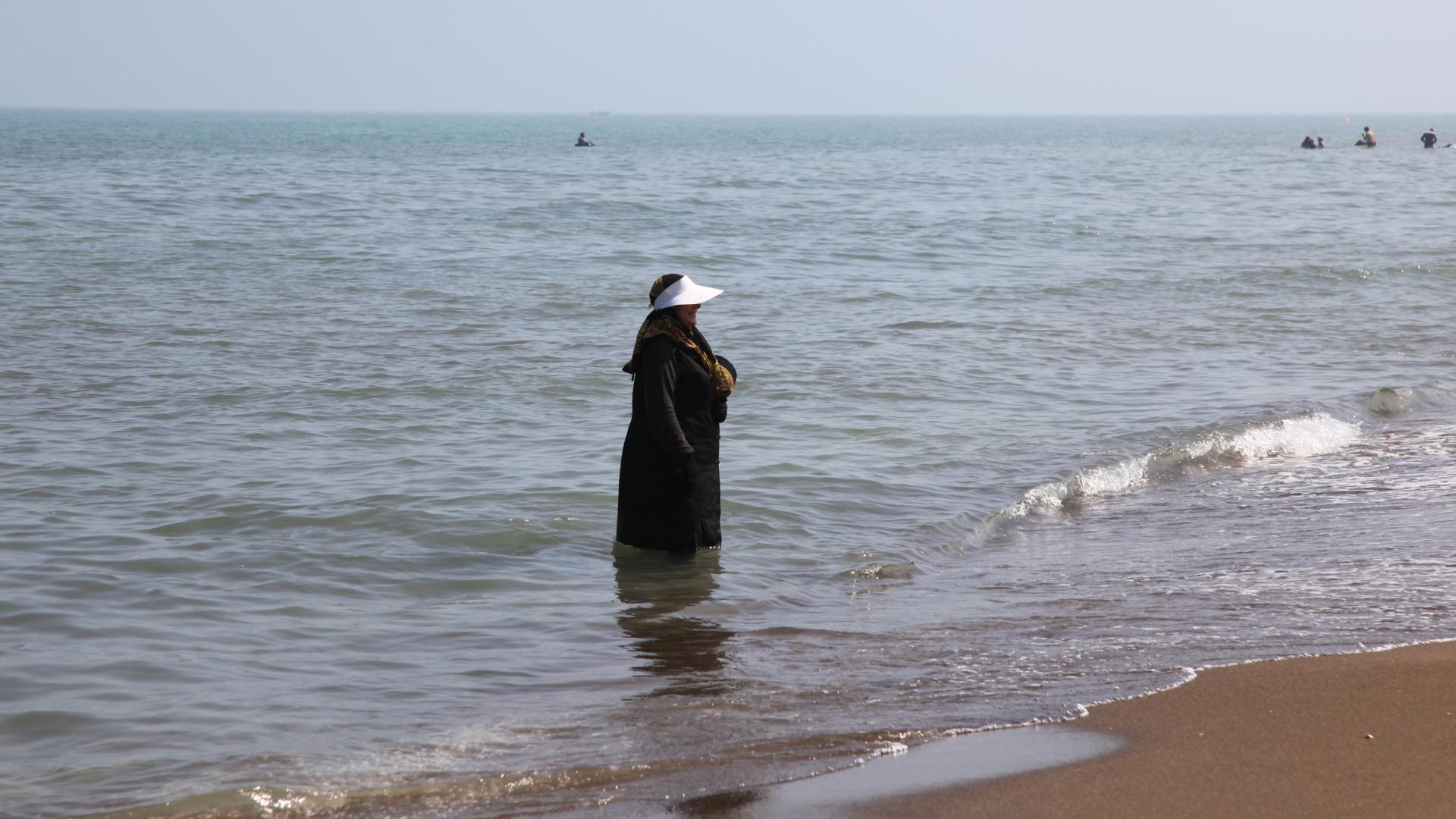 Badefreuden am kaspischen Meer. Iran