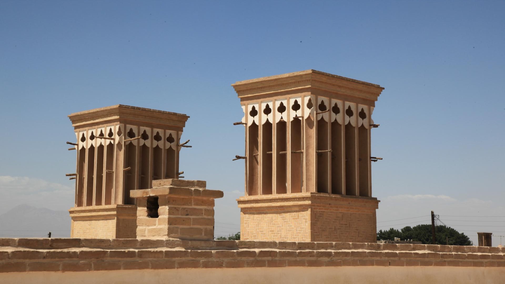 Windtürme in Yazd (Iran)