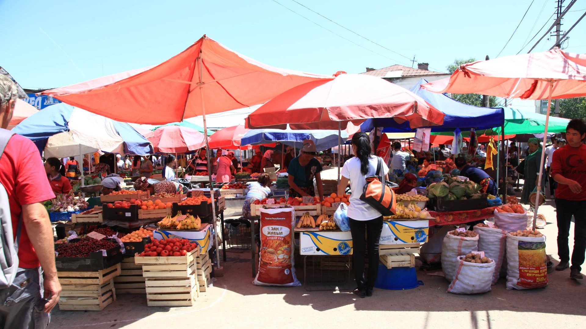 Markt in Ulan Baator. Mongolei