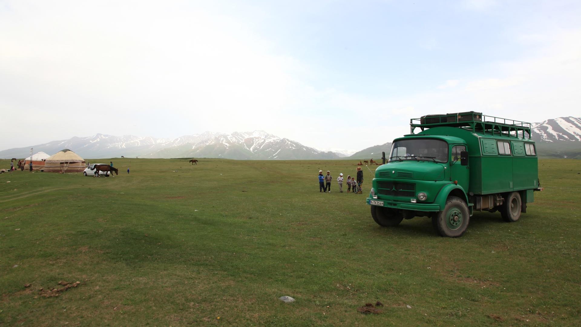 Besuch von den Nachbarn. Kirgistan