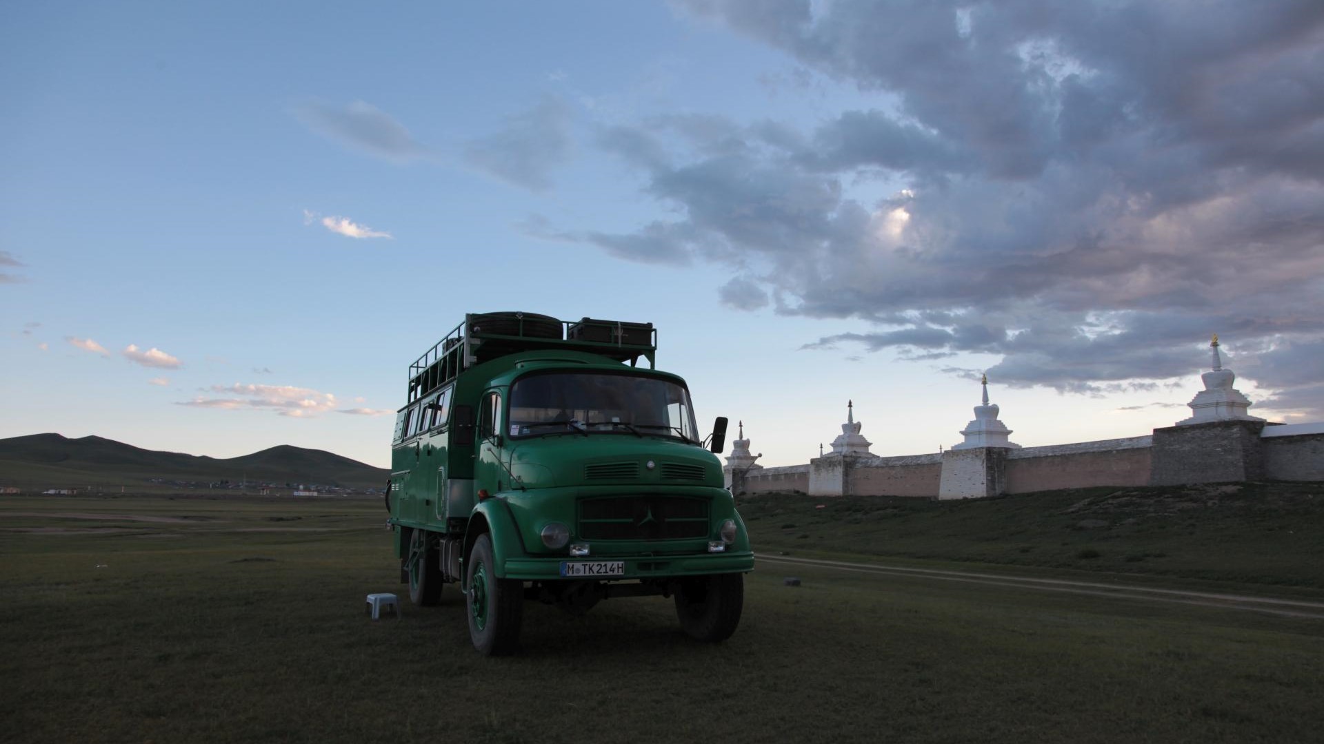 Am Kloster Erden zuu in der Mongolei.