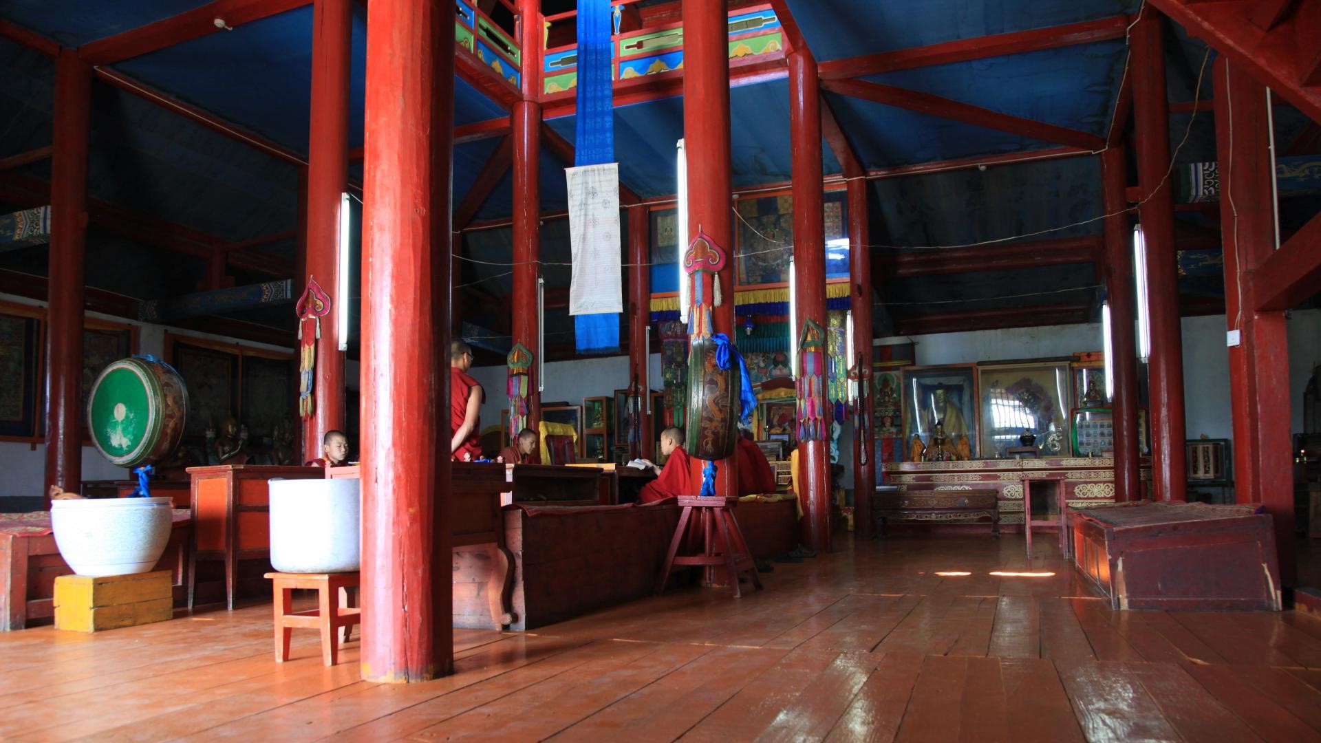 Kloster in der Mongolei.