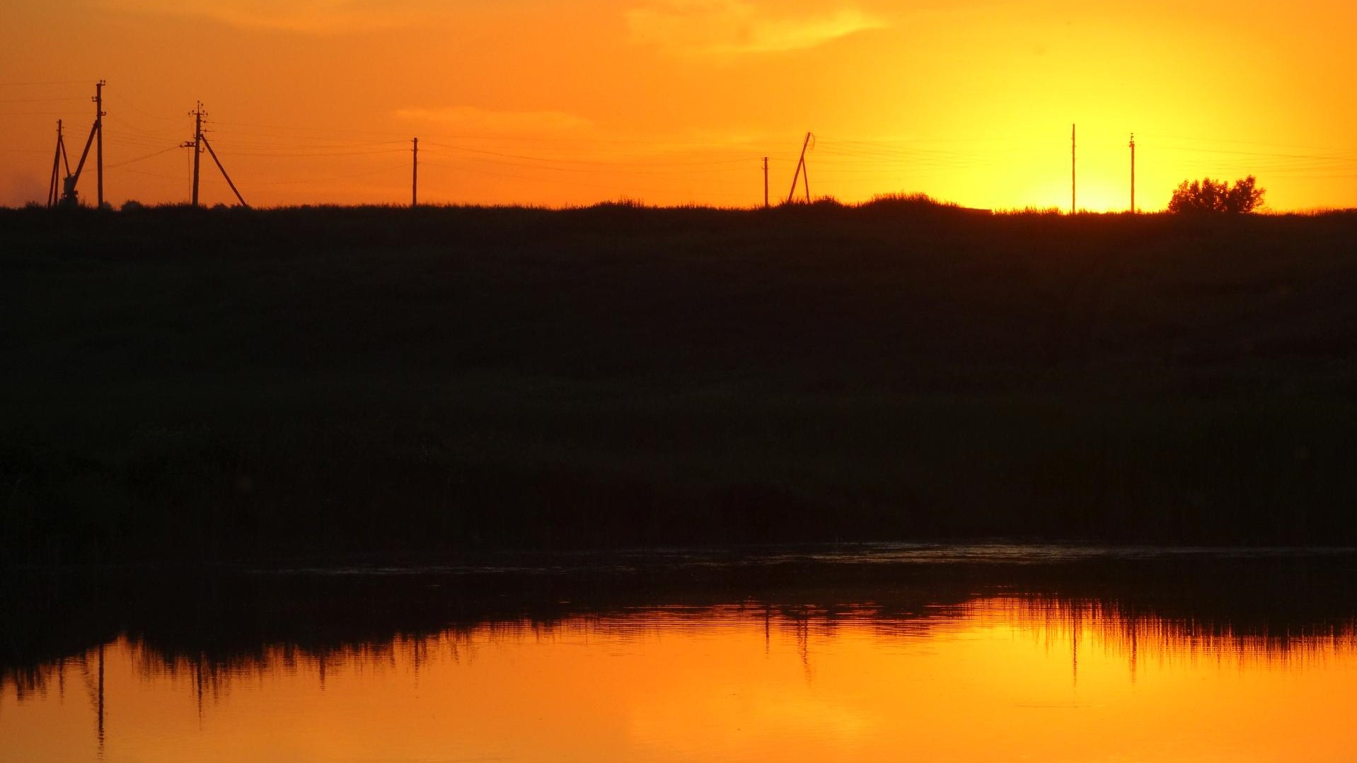 irgendwo in Sibirien an einem der unzähligen Seen.
