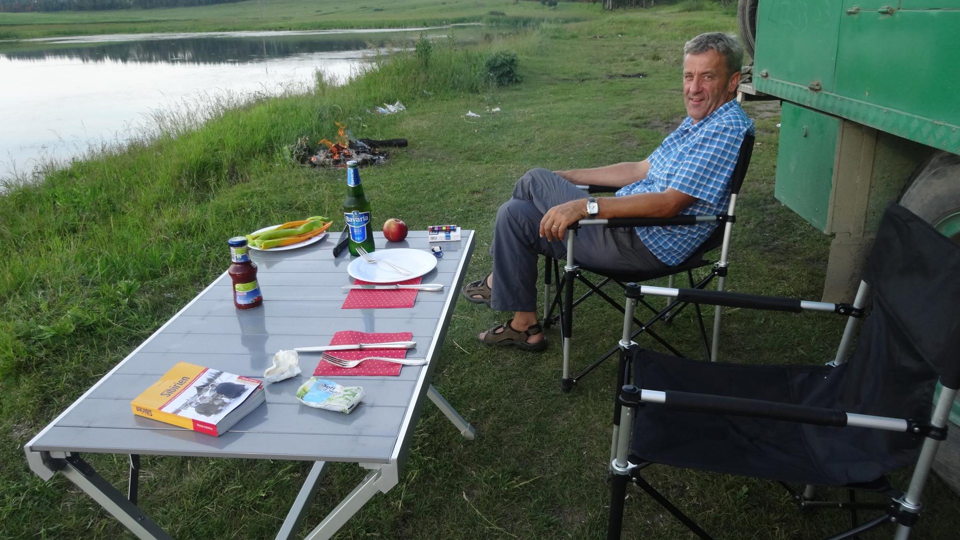 irgendwo in Sibirien an einem der unzähligen Seen.